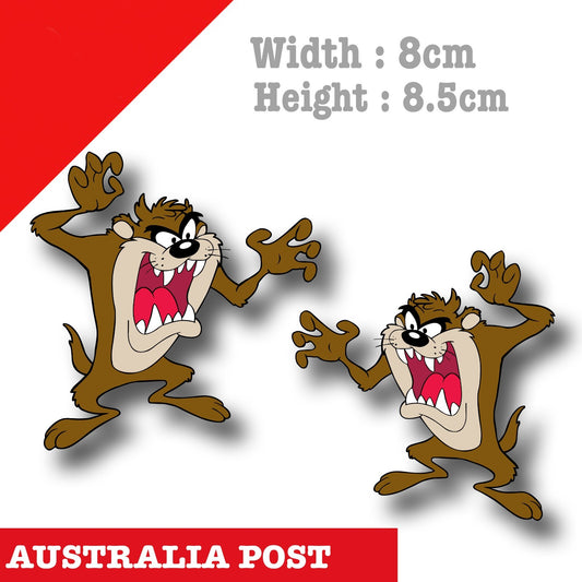 Looney Tune , Taz the Devil Angry Decal Sticker