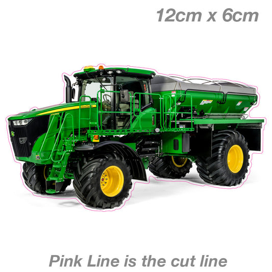 John Deere Tractor Machinery Sticker 