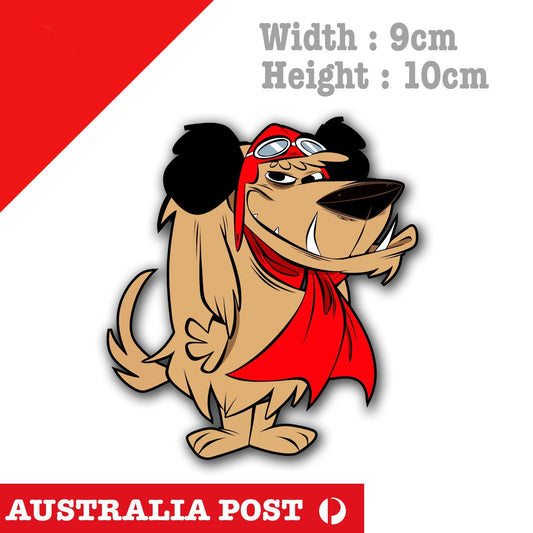 Dastardly and Muttley The Dod , Motorcycle, Helmet , Fuel Tank Cartoon Sticker