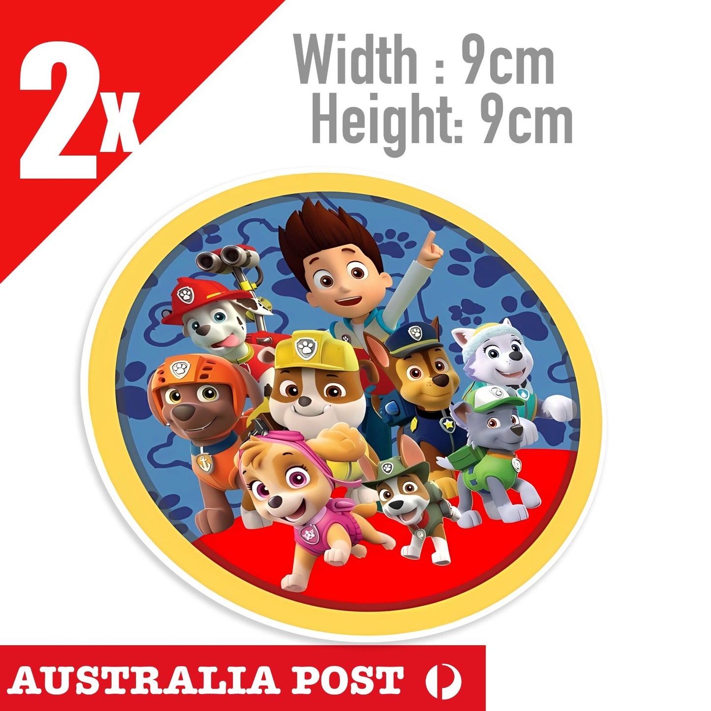 PAW Patrol team Cartoon  Round badge Stickers