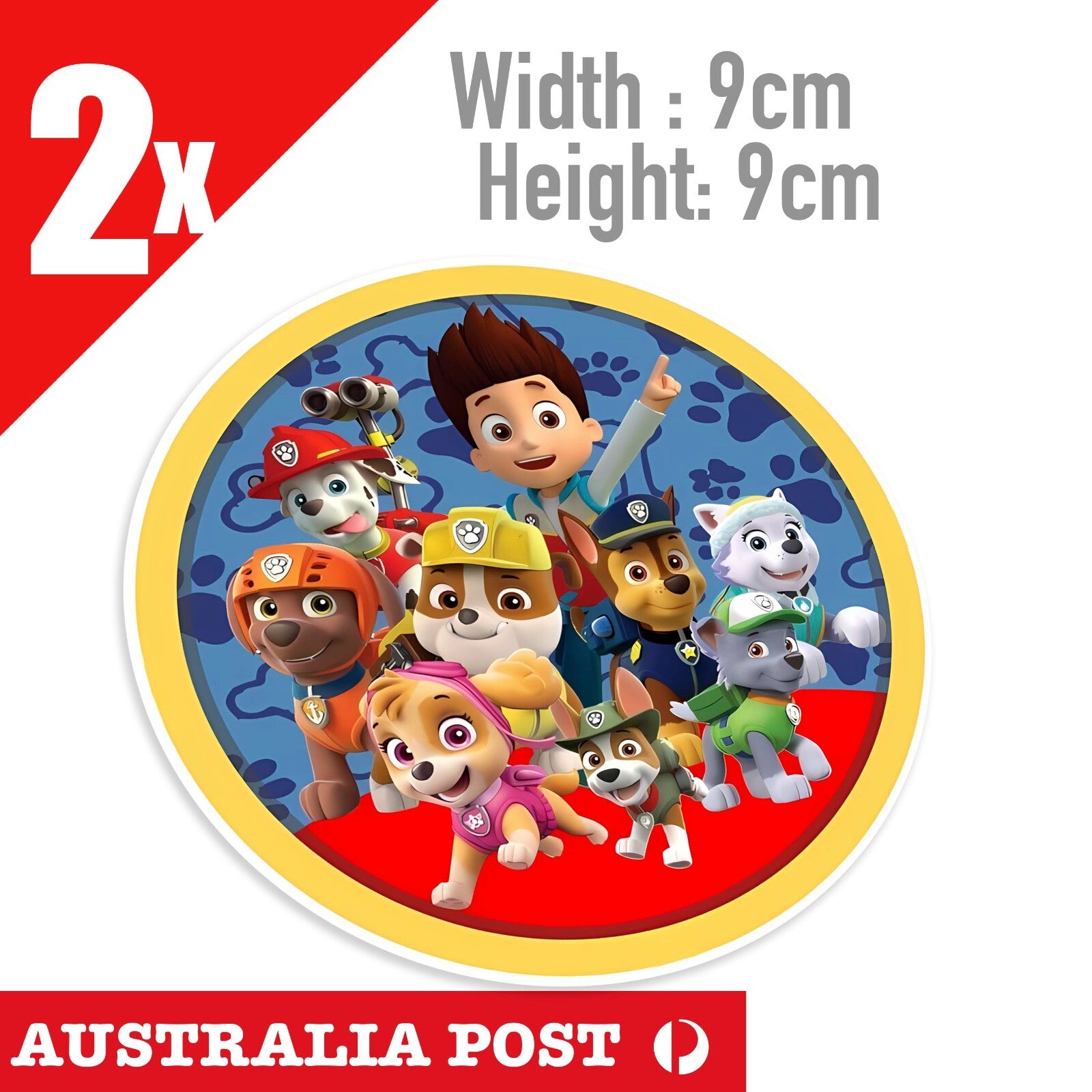 PAW Patrol team Cartoon  Round badge Stickers
