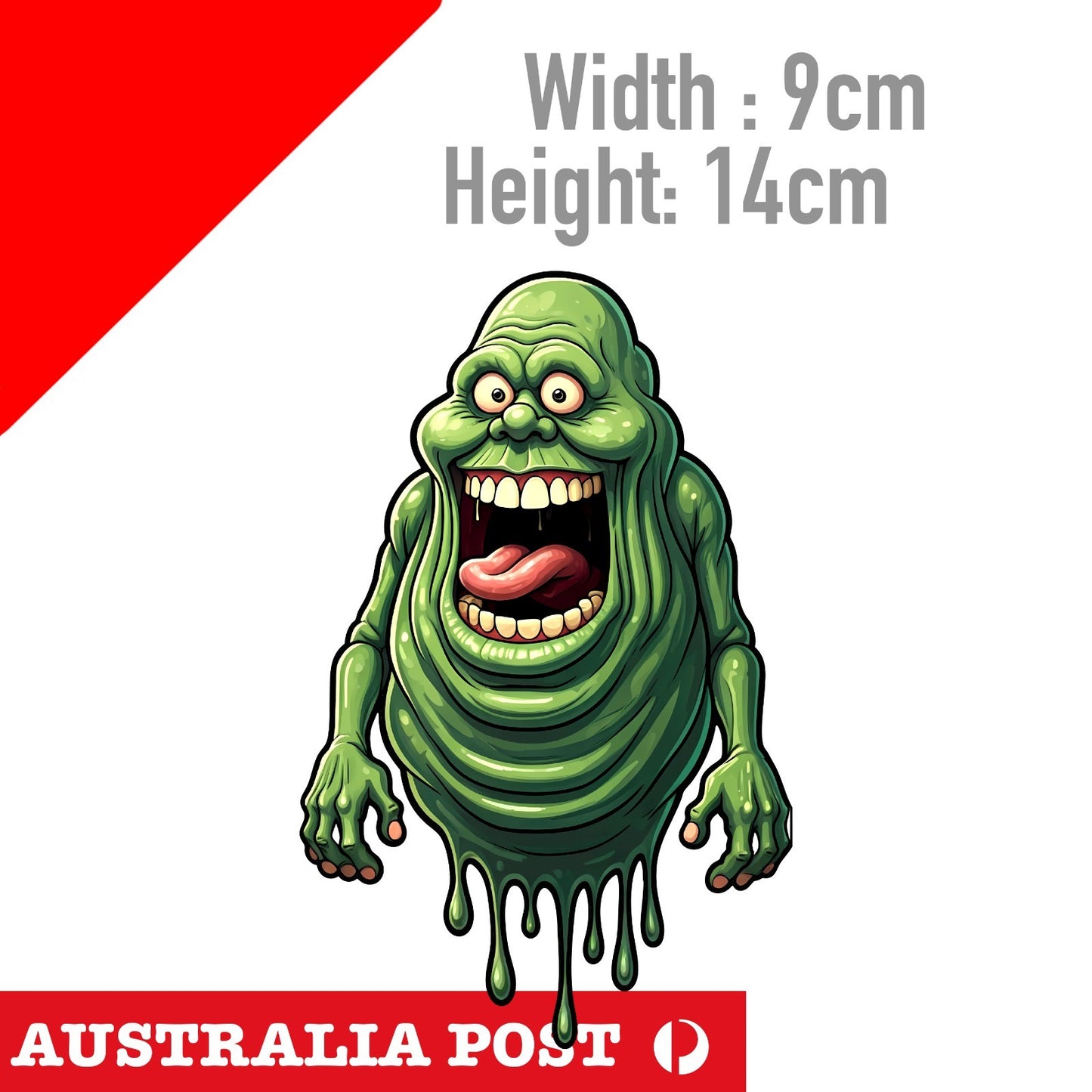 Ghost Buster Ghost HOT ROD Slime  Ghost   Sticker