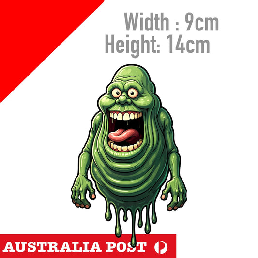 Ghost Buster Ghost HOT ROD Slime  Ghost   Sticker