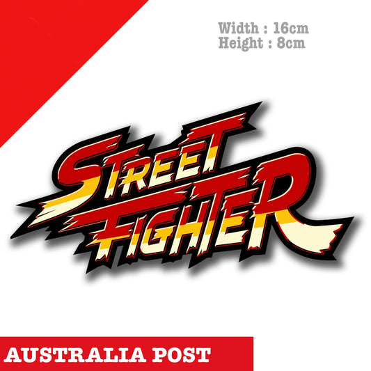 Street Fighter Logo  Laptop , Car  Decal Sticker 
