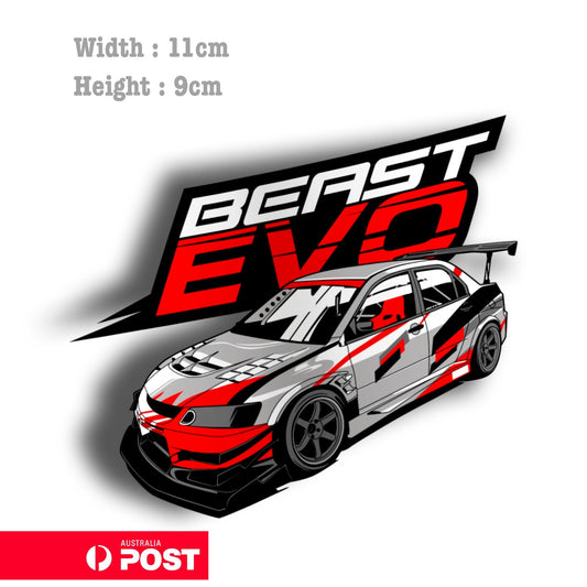 Mitsubishi EVO VOLTEX Vinyl  Sticker