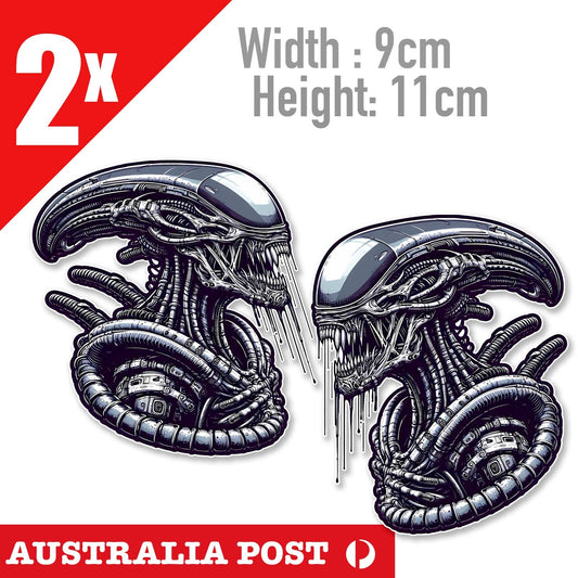 Alien VS Predator  Head Stickers
