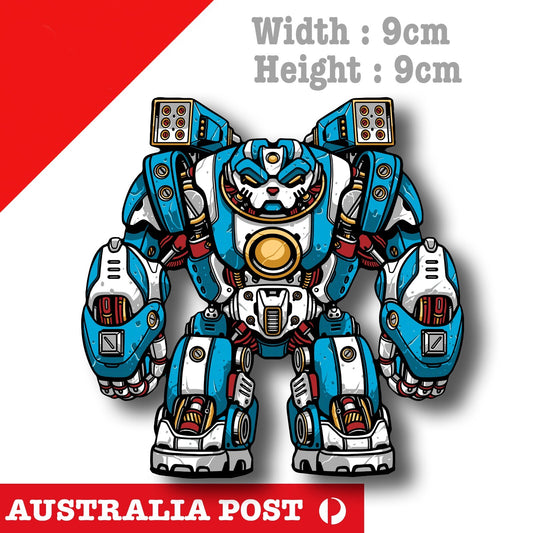 Doraemon Cat , Doraemon Transformers Robot Sticker