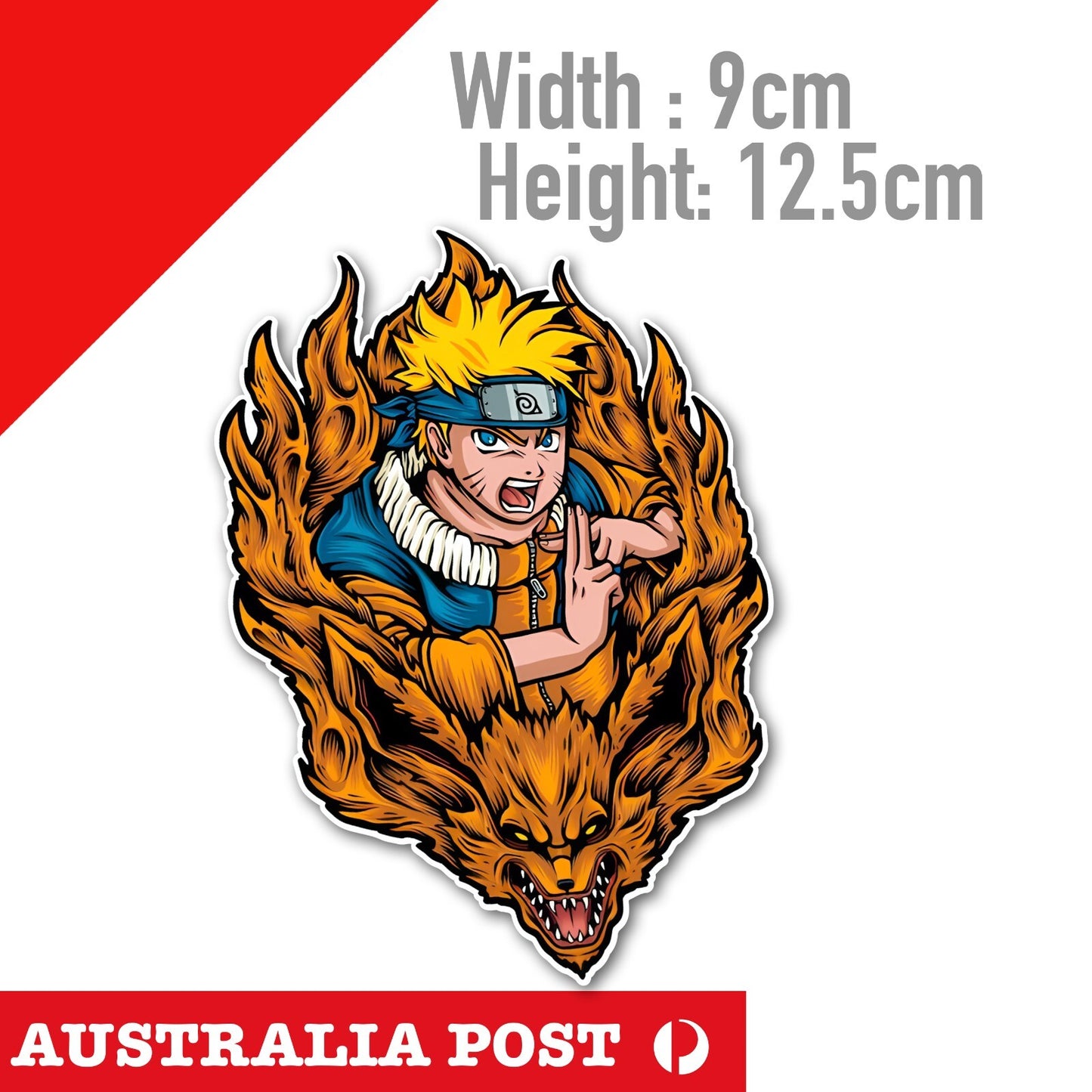 Naruto Uzumaki & Kurama, Manga Naruto  Laptop , Car Decal Sticker