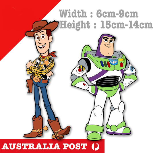 Woody and Buzz Lightyear Cartoon Pixar Disney  Stickers