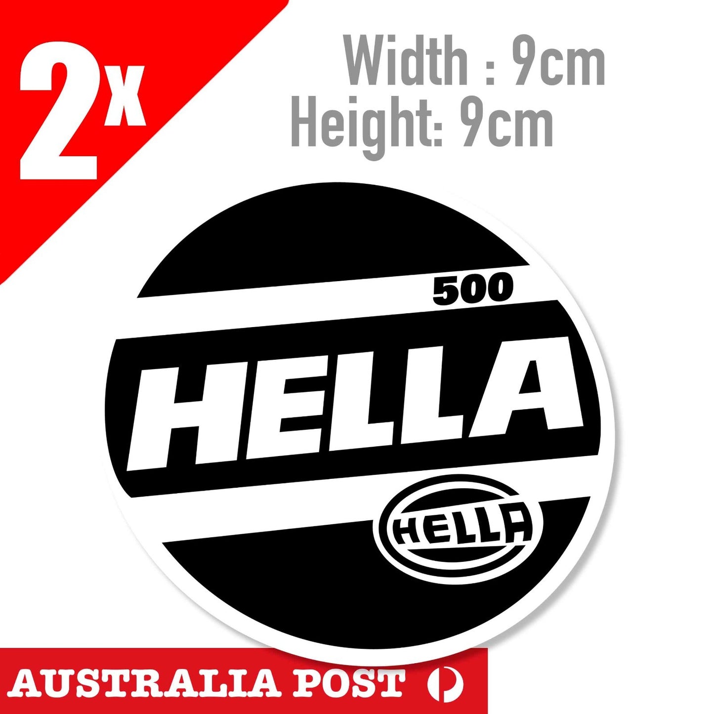 HELLA COMET 500 PROTECTIVE FRONT SPOT FOG DRIVING LAMP LIGHT COVER Stickers