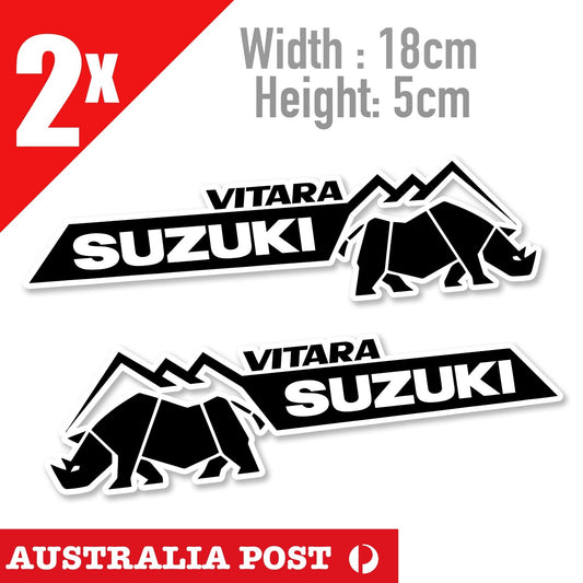 Suzuki VITARA , Off Road Banner, SUZUKI RHINO Logo Banner  Stickers