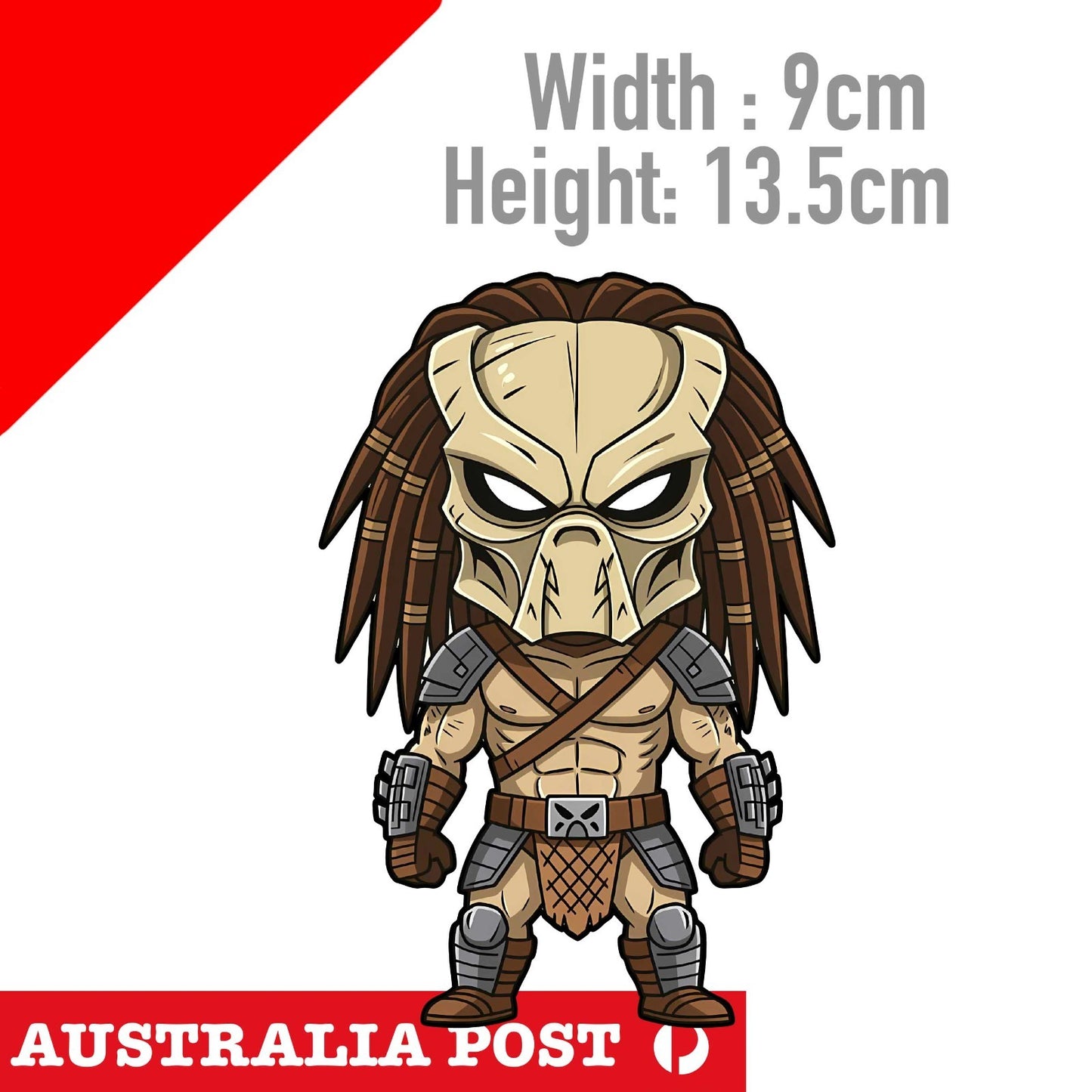 Predicator Vs Alien Cartoon Sticker