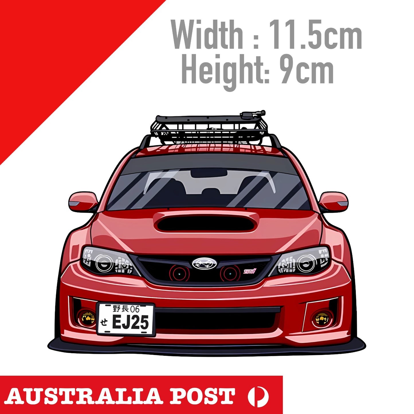 SUBARU WRX JDM Japan Racing Car Sticker