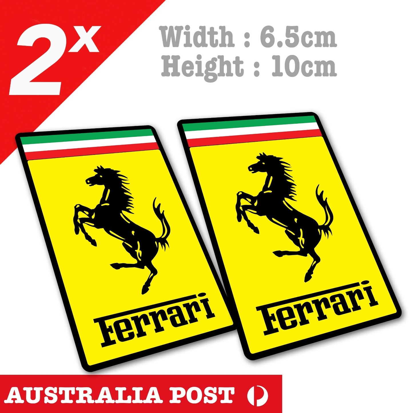 Ferrari Horse Logo  Laptop , Car  Decal Sticker 