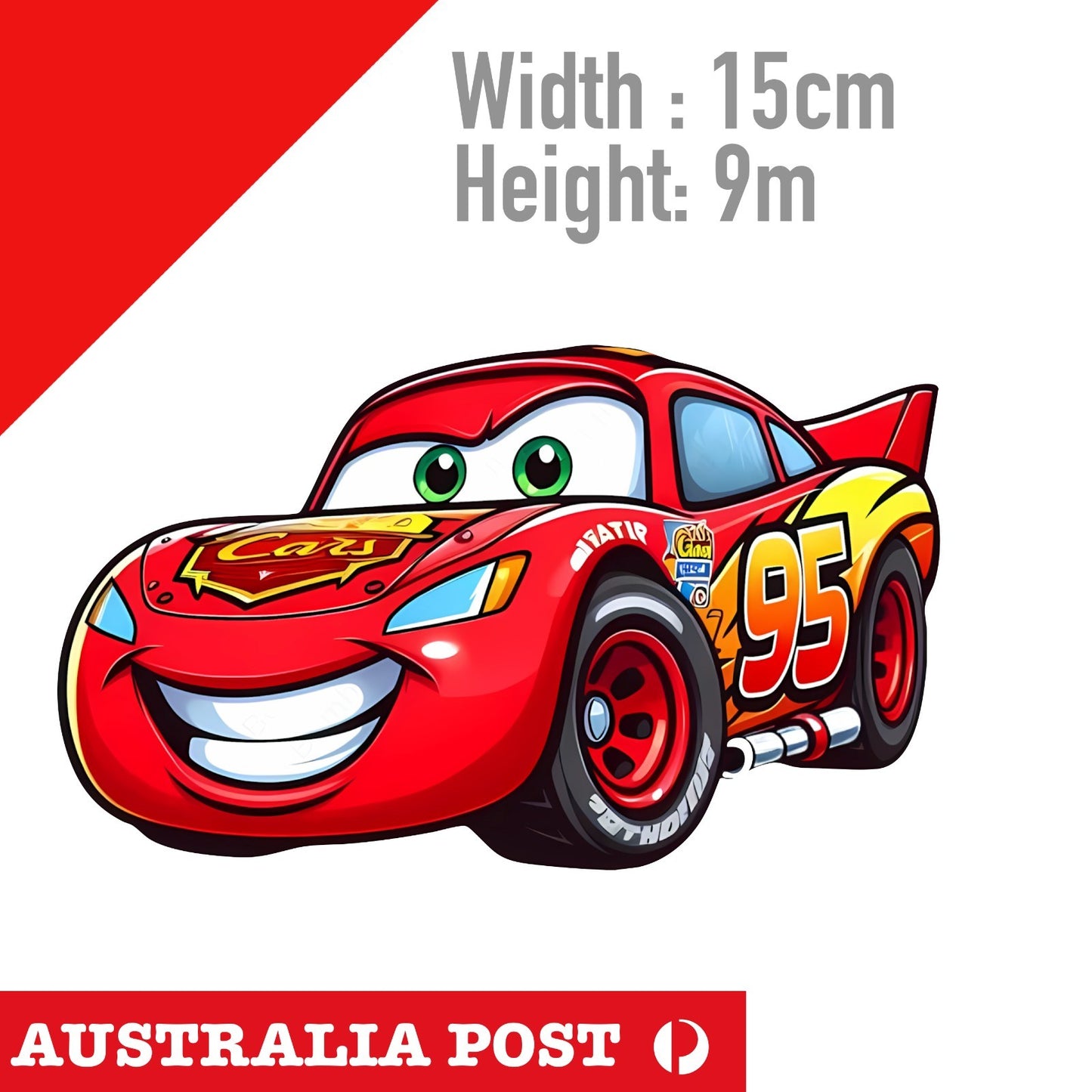 Disney Cars Lightning McQueen  Laptop , Car  Sticker