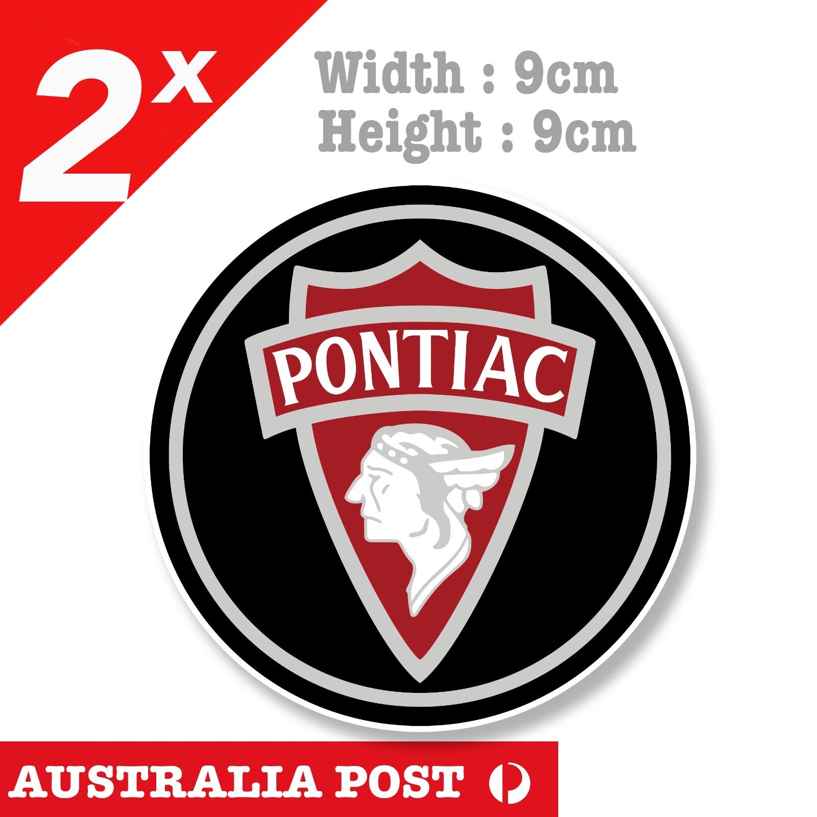 Pontiac 1926-1930 Logo,Pontiac Vintage Old Logo Stickers