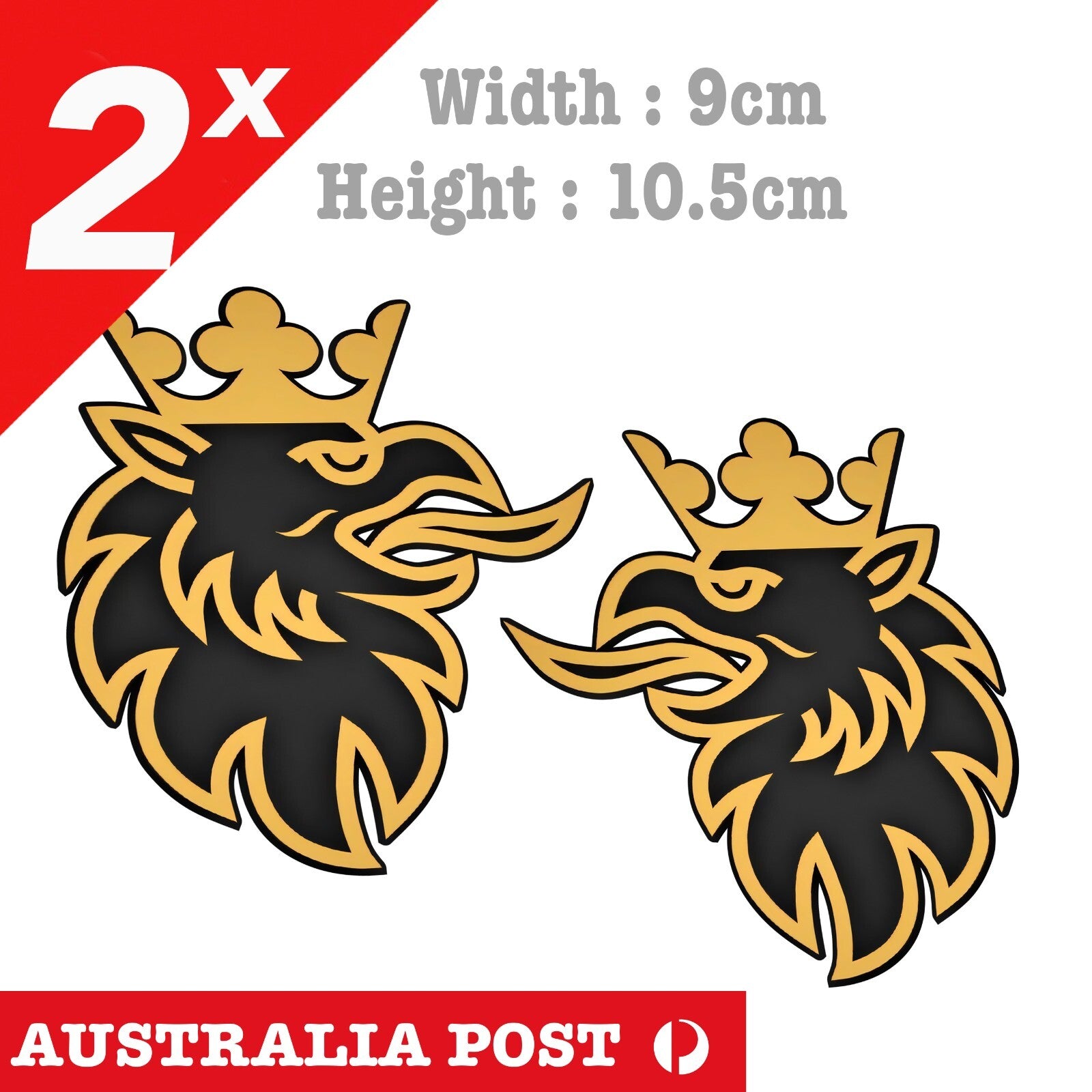 SCANIA Logo GOLD Stickers