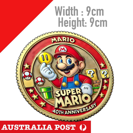 SUPER MARIO Coin Style, Nintendo Coin Sticker