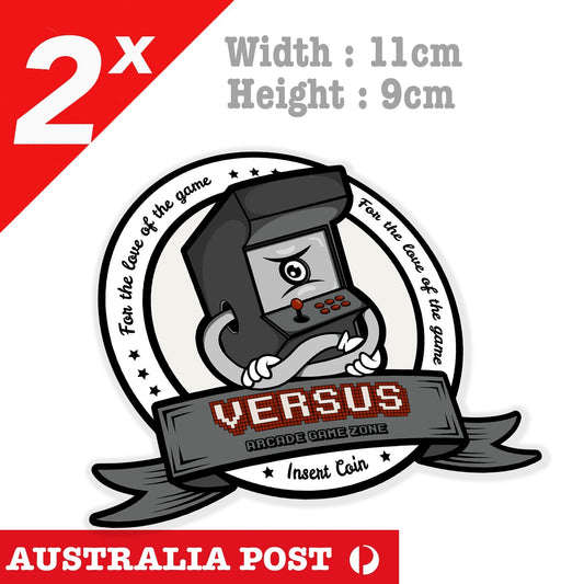 Arcade Game Zone - Insert Coin Retro Gaming Vintage Arcade Machine  Sticker