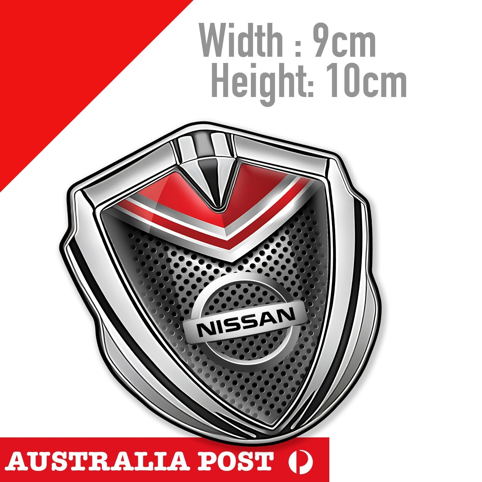 NISSAN Chrome Style Badge Logo Sticker