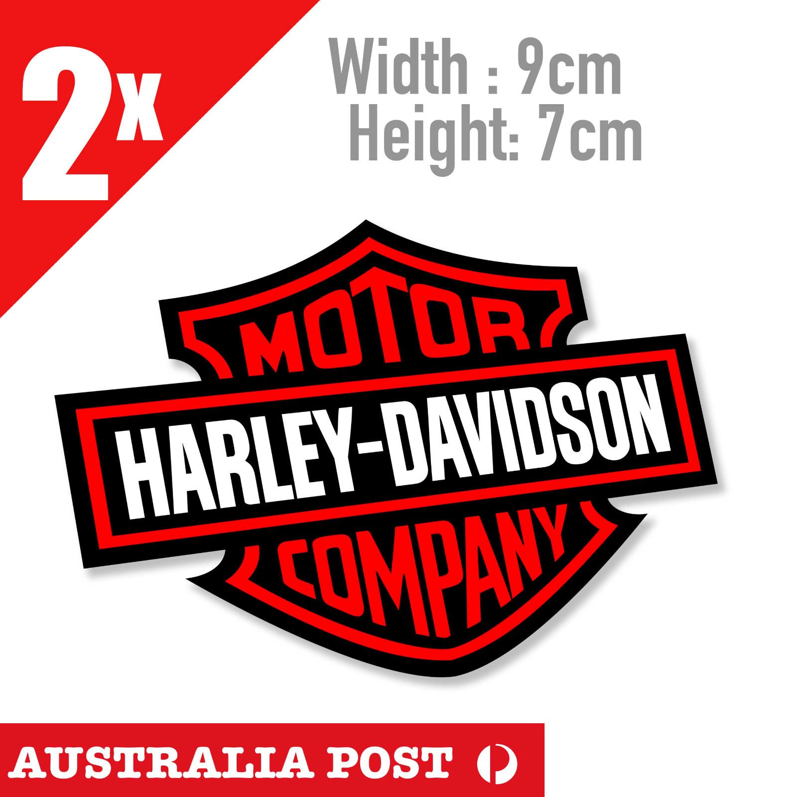 Harley Davidson Motorcycle Logo  Laptop , Car  Stickers