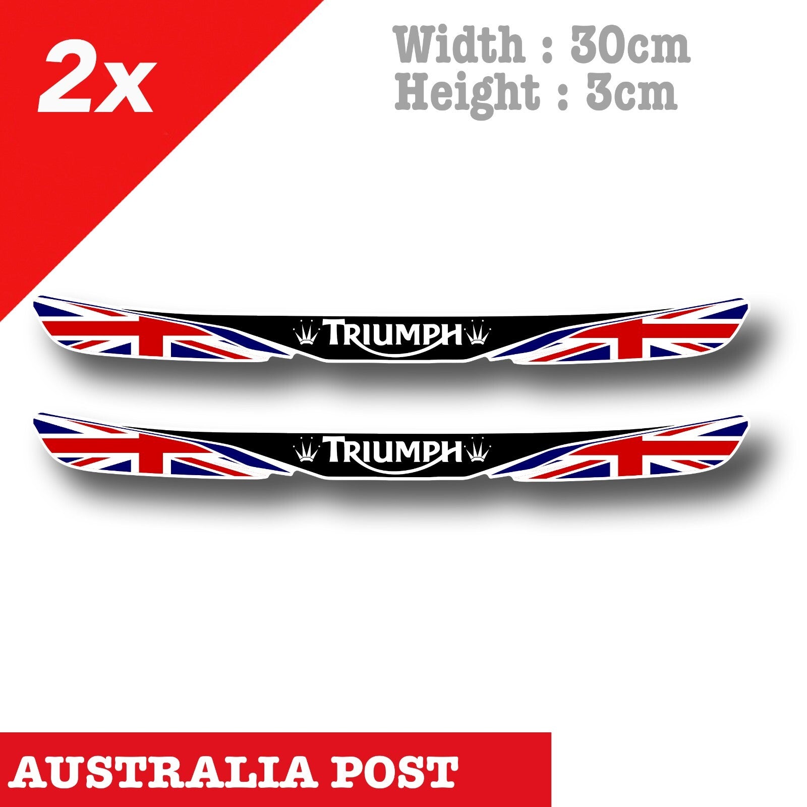 TRIUMPH  Motorcycle Helmet Visor - TRIUMPH  Helmet Visors  Sticker