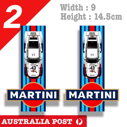 MARTINI Racing Banner Vinyl  Stickers