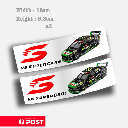 Monster Energy Racing  Ford FGX Falcon - CASTROL competition, Turbo,    Sticker 