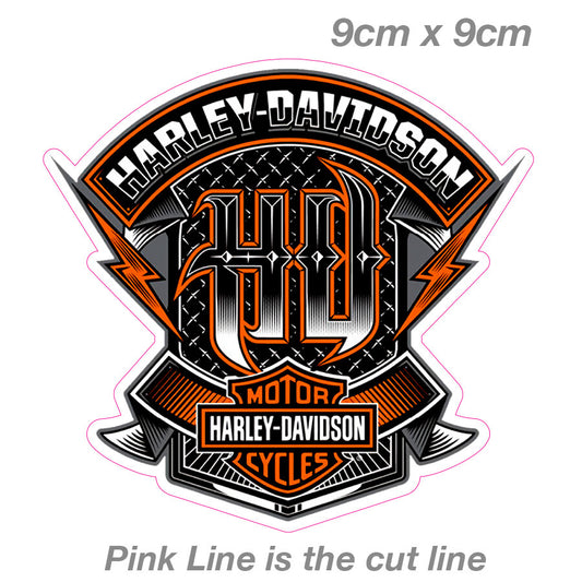 Harley Davidson Motor Cycles  Logo , Car  Dyna Tank   Sticker 