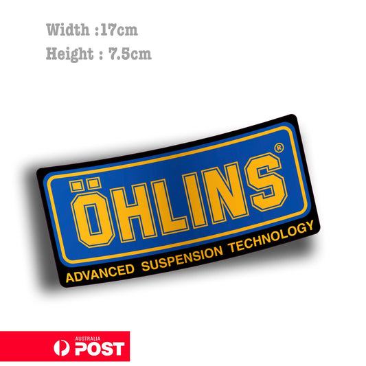 OHLINS Racing Advanced Suspension JDM Laptop , Car  Decal Sticker 