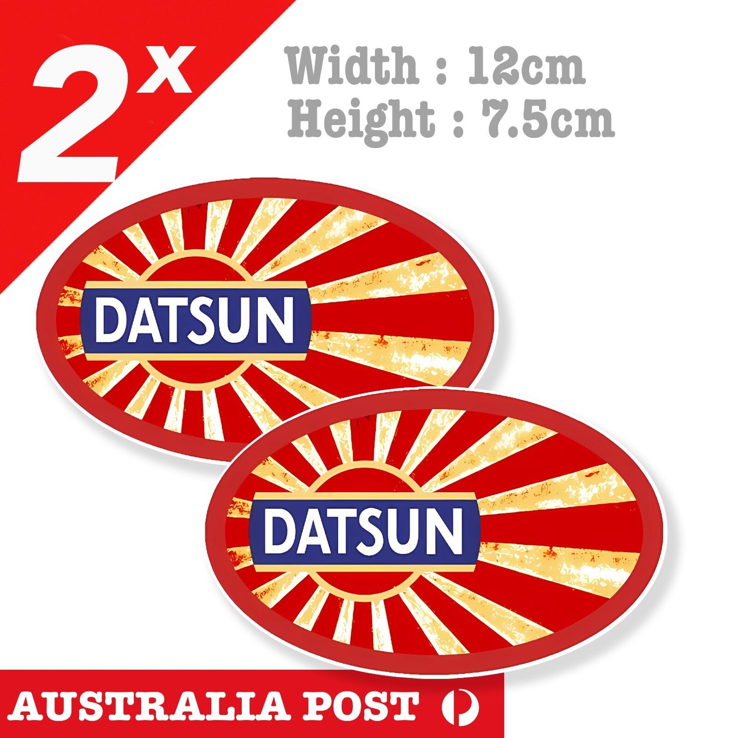 Datsun Japan JDM Rising Sun OSAKA, Laptop , Car  Decal Sticker