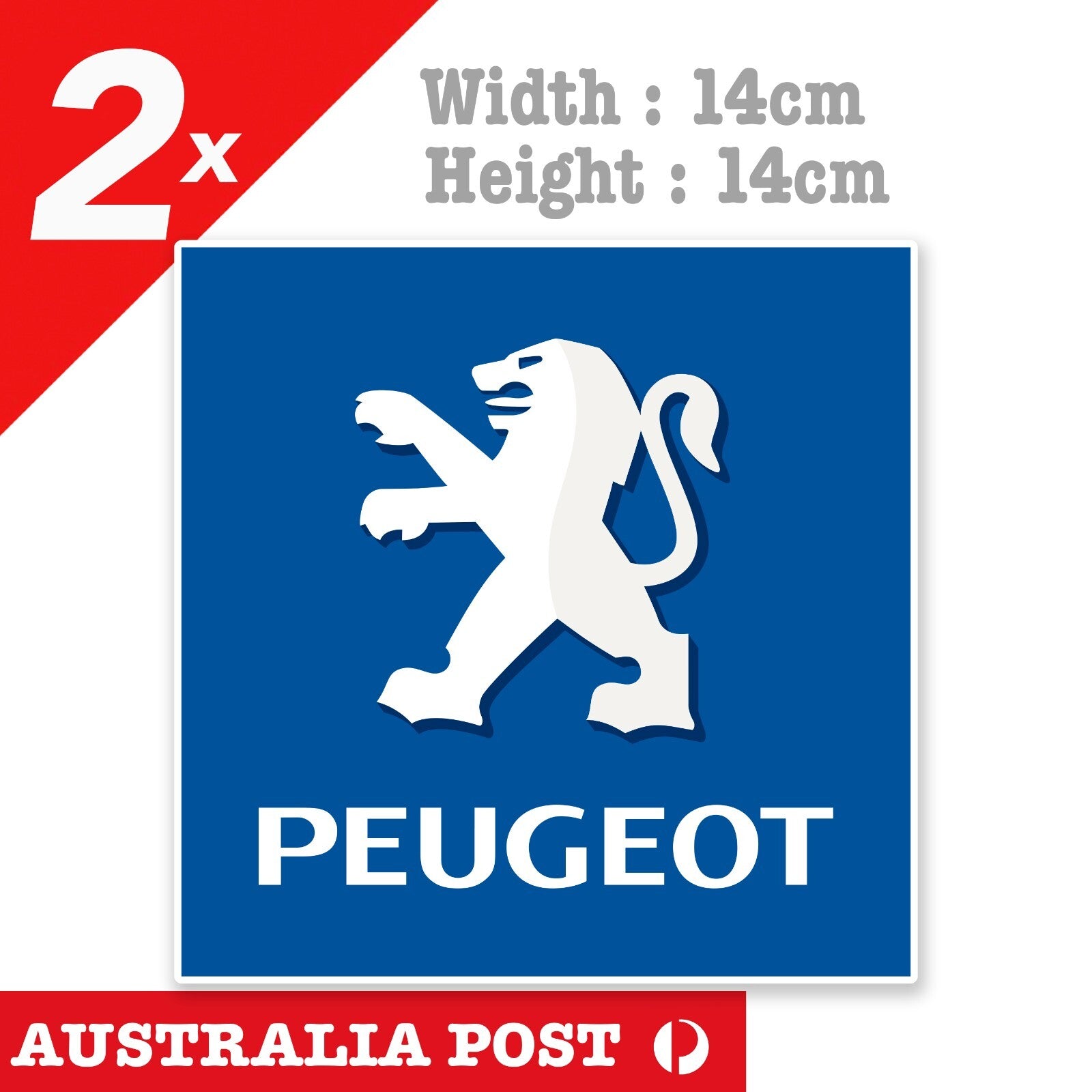 Peugeot Car Logo Sticker
