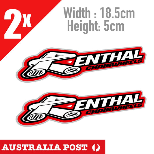 Renthal Chainwheels Logo, Motorcycle, Dirt Bike Banner Stickers