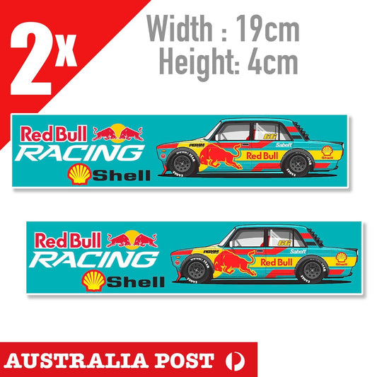 Red Bull Racing Banner Racing Car  JDM  Laptop , Car  Vinyl  Sticker