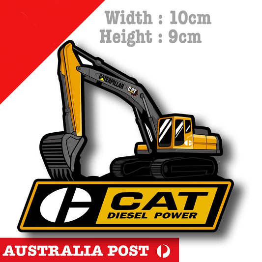 Caterpillar Diesel Power Logo EXCAVATOR  Sticker