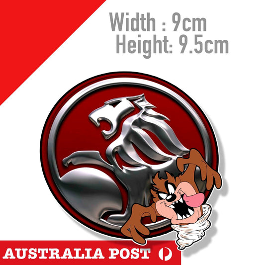 HOLDEN Taz The Devil Tornado , Tasmanian Devil  Decal Stickers