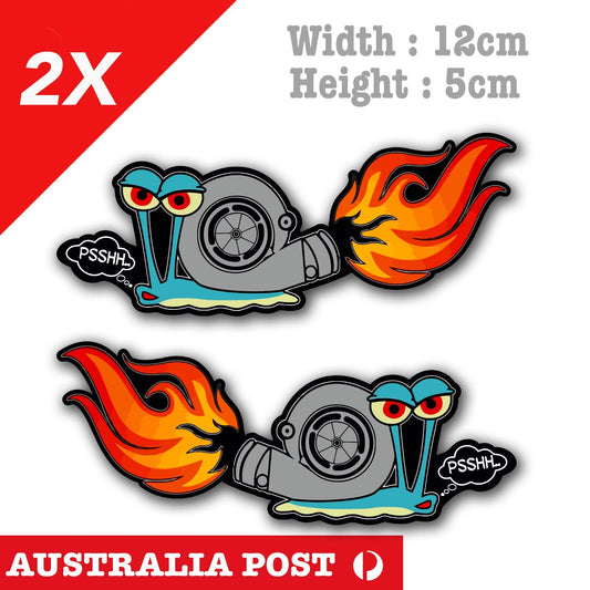TURBO Snail BOOST PSSHH.. JDM Drift , Laptop, Car Window Stickers