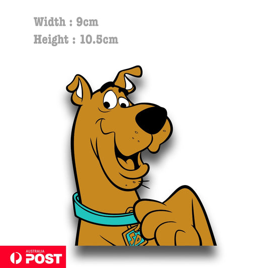 Scooby Doo Dog - Mystery Incorporated Peeking Funny Sticker
