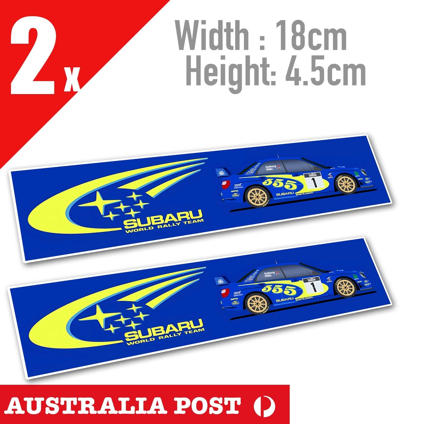 Subaru Racing WORLD RALLY TEAM Banner, WRX STi JDM BRZ Scion Impreza