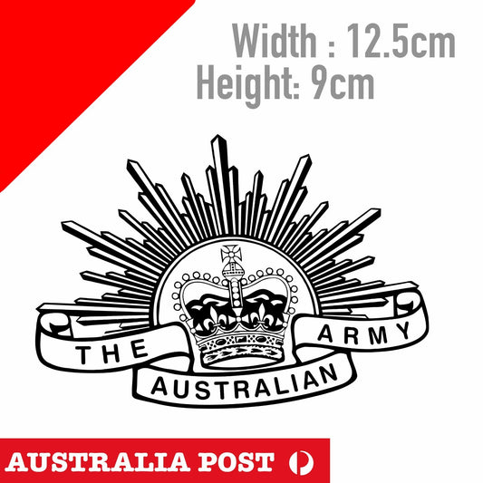 AUSTRALIAN ARMY RISING SUN ANZAC  Day , Soldier, Logo Sticker