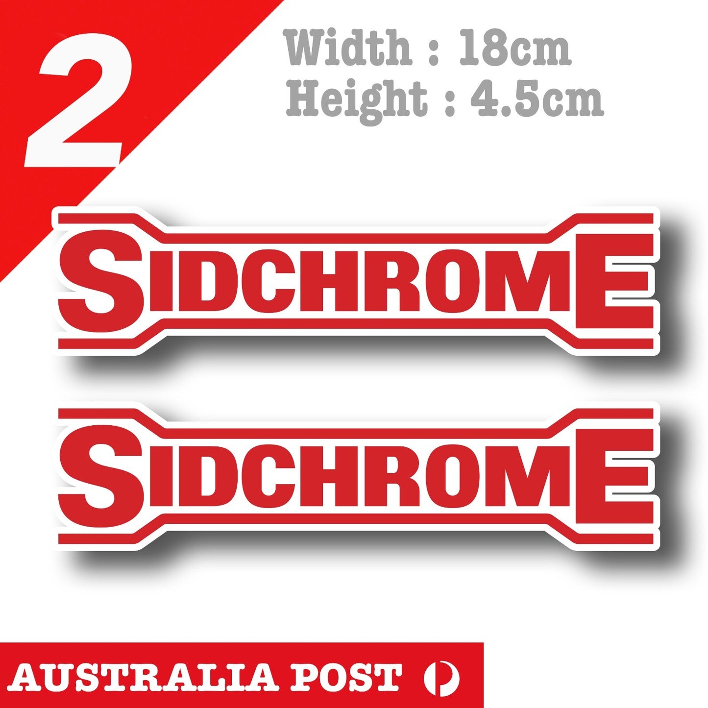 Sidchrome Tools Logo, Tools Logo, Toolbox , Garage Decal Sticker
