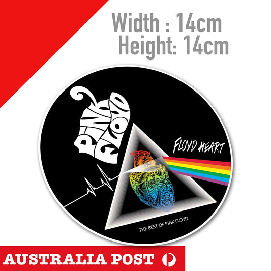 Pink Floyd Vinyl Record Logo Decal Sticker