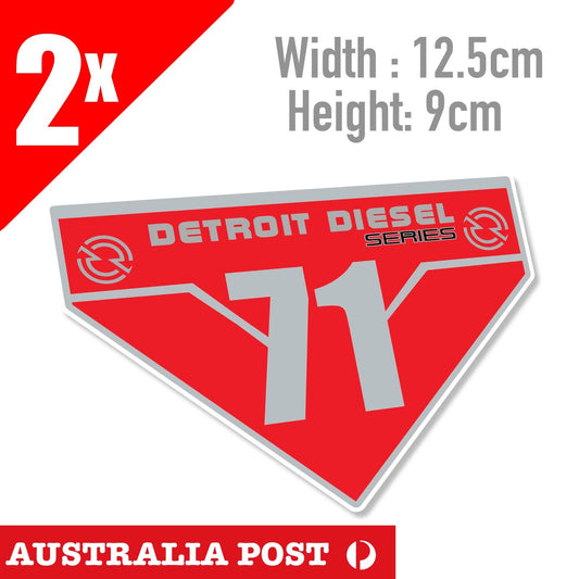 DETROIT Diesel Series 71 POWER, Car, Truck Sticker