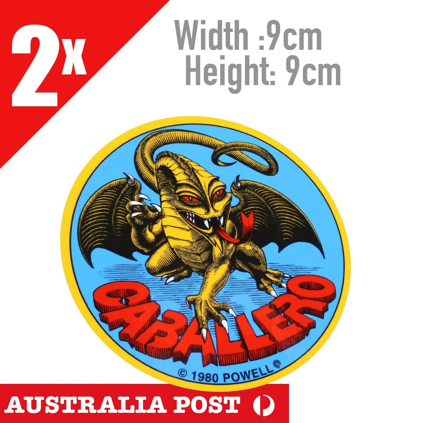 Powell Peralta Steve Caballero Original Dragon Skateboard Sticker