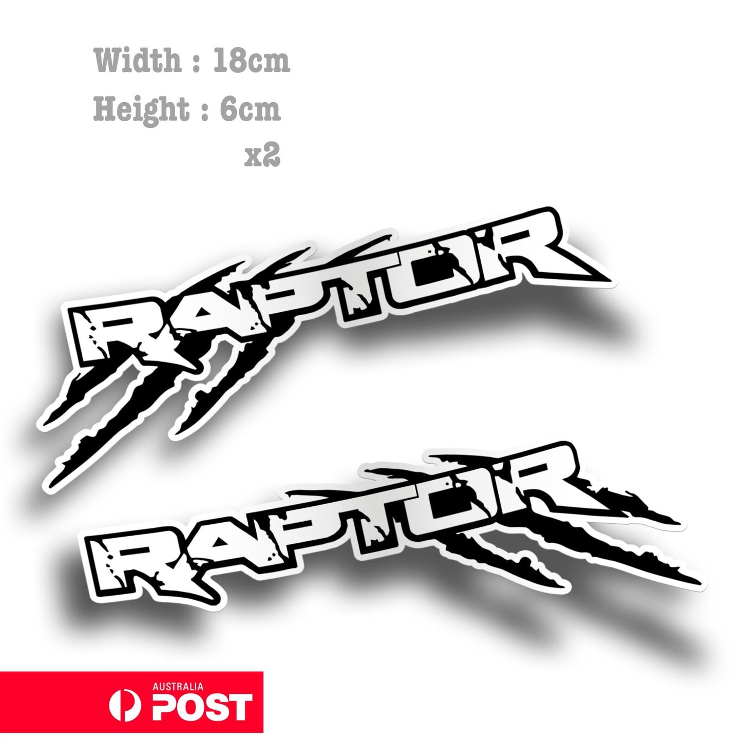 Ford Raptor Monster Claws 4x4 Off Roading Logo  , 4x4 4WD Sticker 