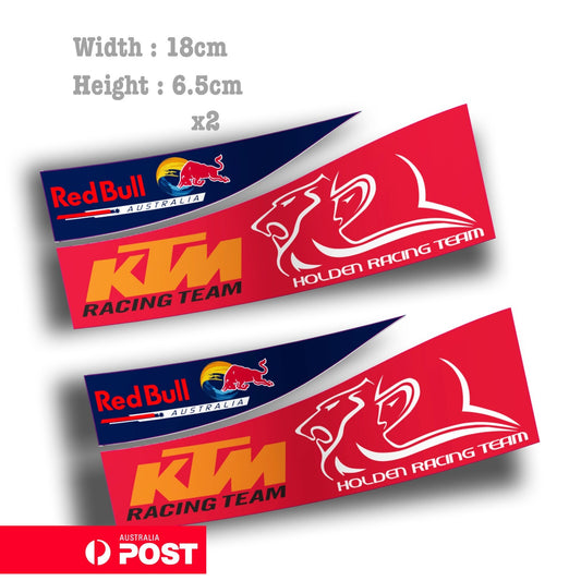 Red Bull Australia Holden KTM Racing  Car  Vinyl  Sticker 
