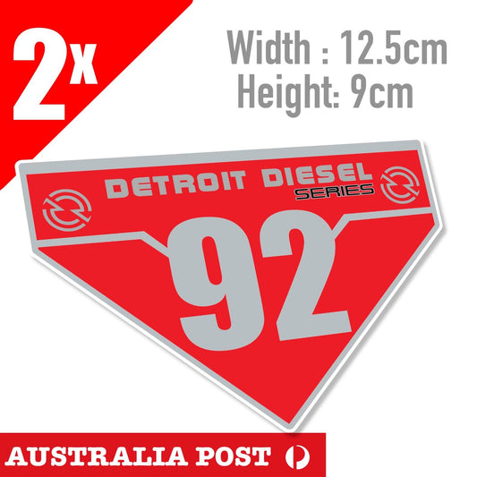 DETROIT Diesel Series 92 POWER, Car, Truck Sticker
