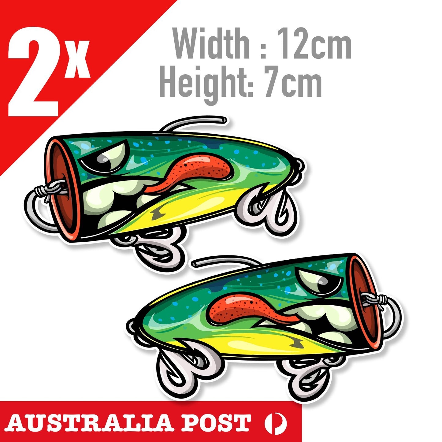 Fishing Lure JDM, Fishing Gear and Out Door Vinyl Stickers
