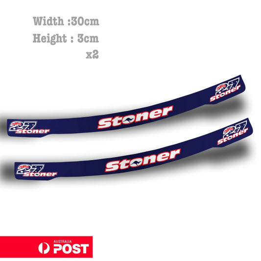 Casey Joel Stoner - Australian Motorcycle  27 Helmet Visor Sticker