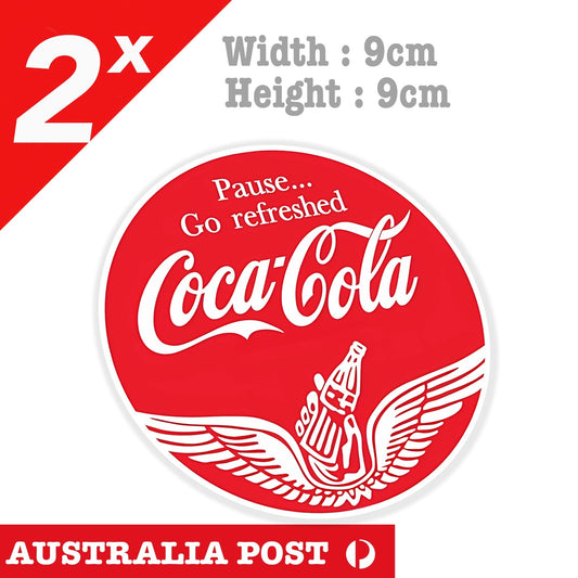 Coca Cola Bikini Vintage Wings, Laptop , Car  Vinyl  Sticker